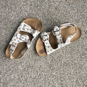Cute Anchor Print Birkenstock Style Sandals